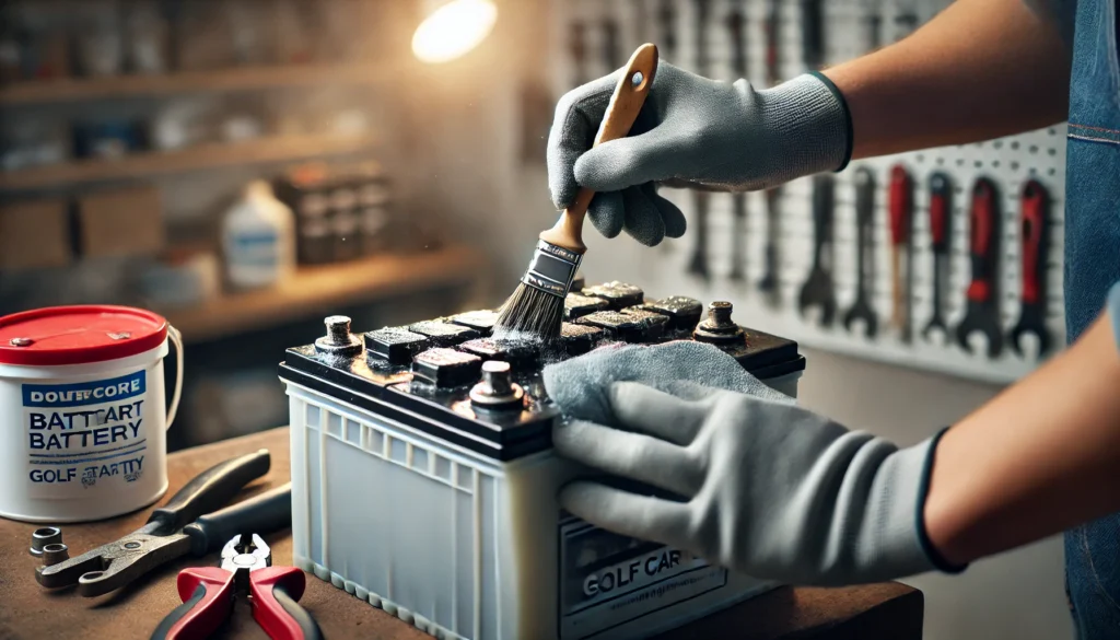 Golf cart battery maintenance