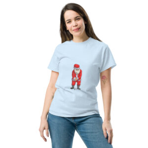 Santa Claus classic tee for golfer